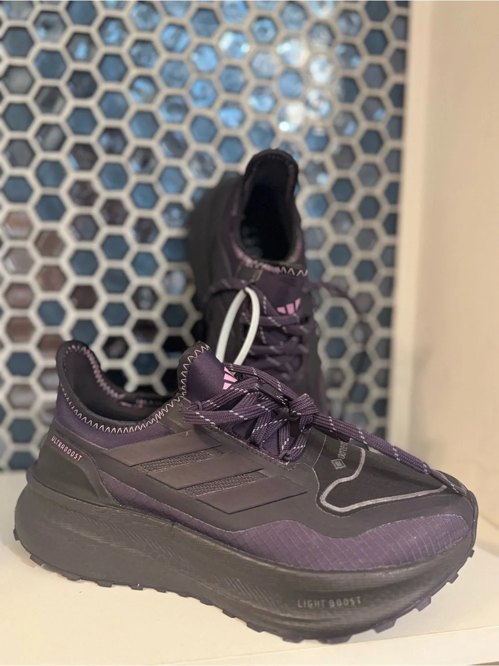 Adidas Women’s Dark Purple Trail Running Shoes with BOOST